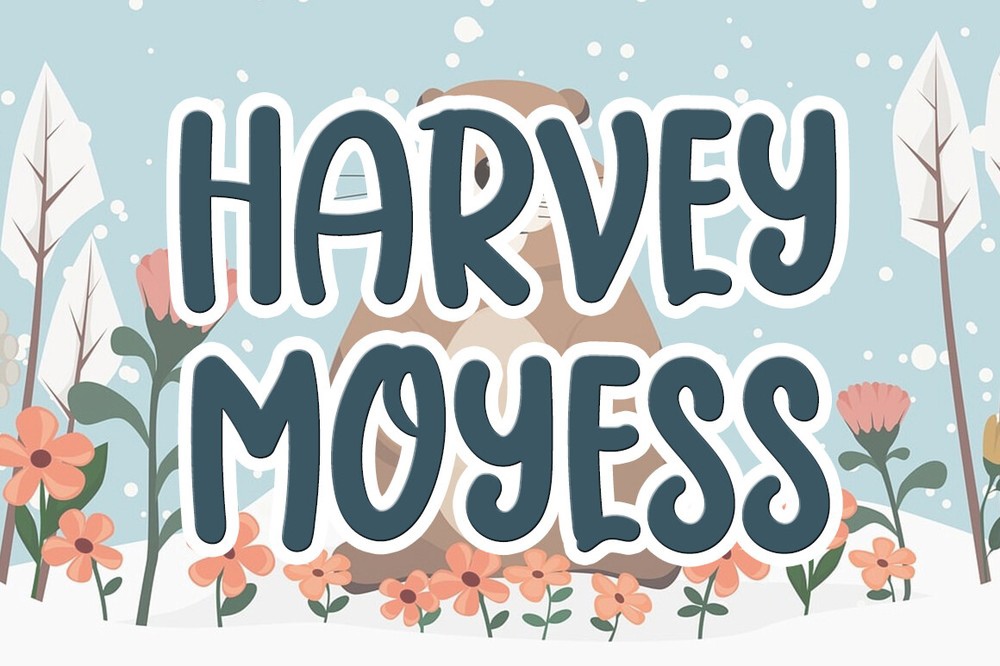 フォント Harvey Moyess