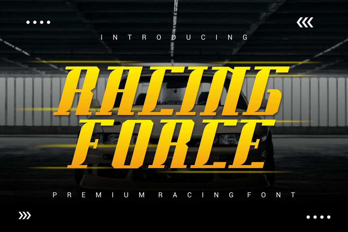 フォント Racing Force
