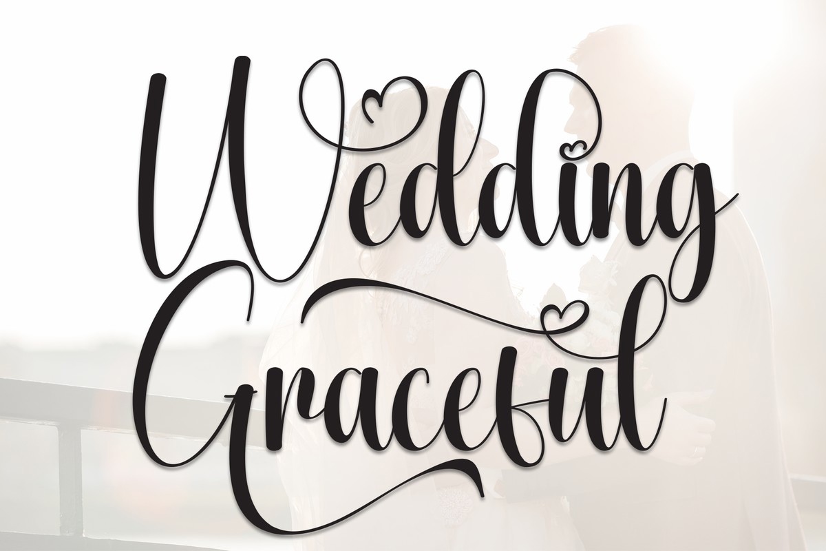 フォント Wedding Graceful