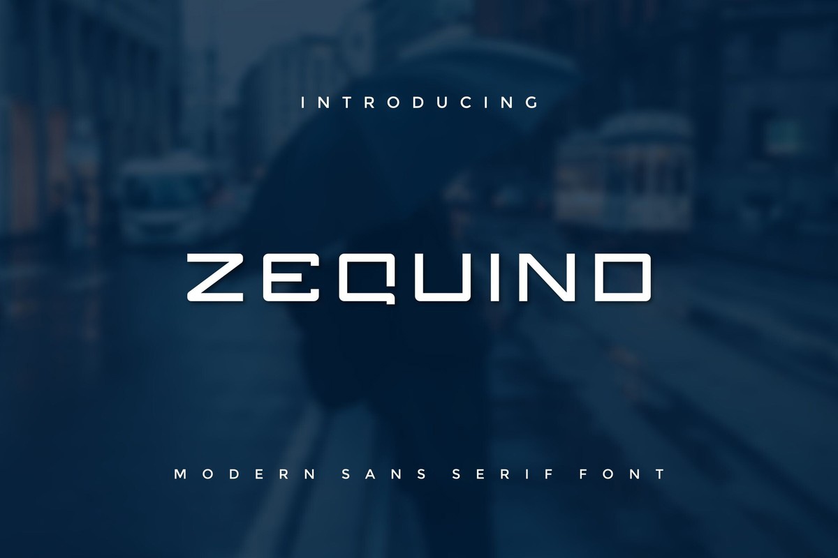 フォント Zequind