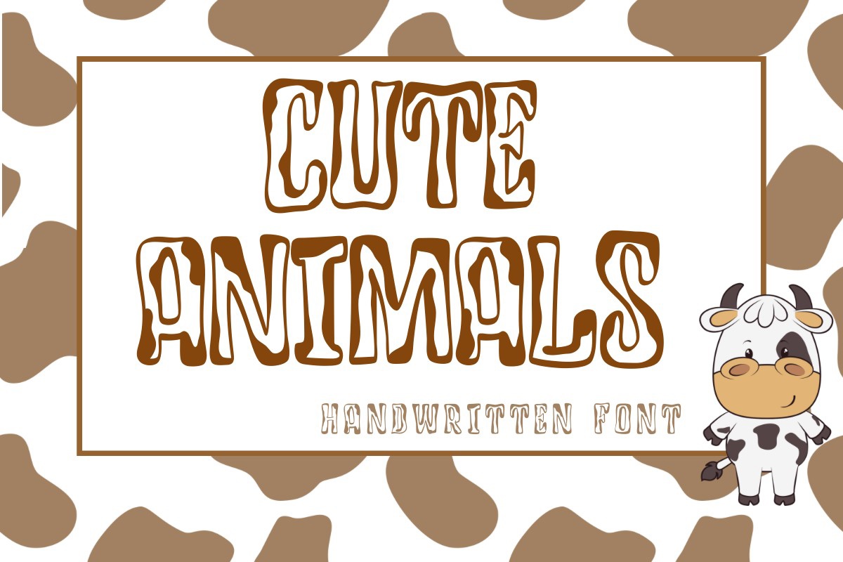 フォント Cute Animals