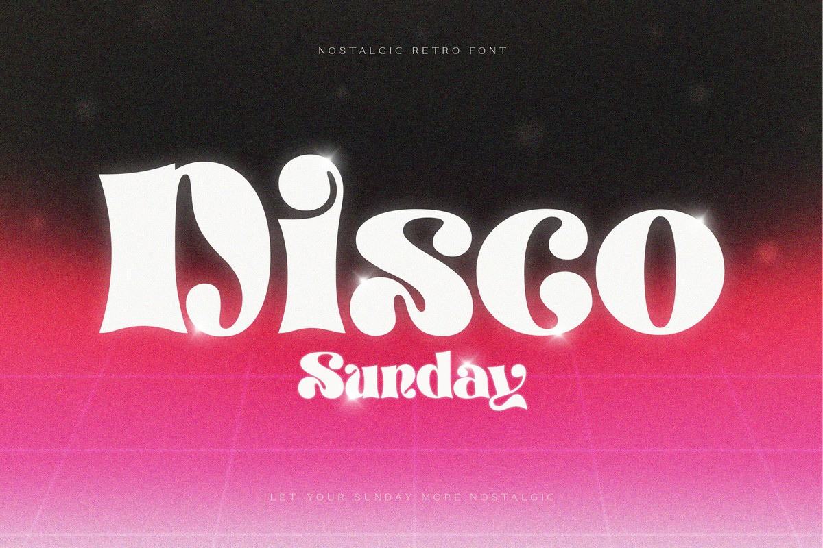 フォント Disco Sunday