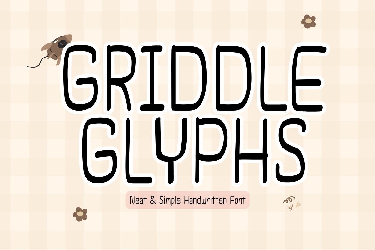 フォント Griddleglyphs