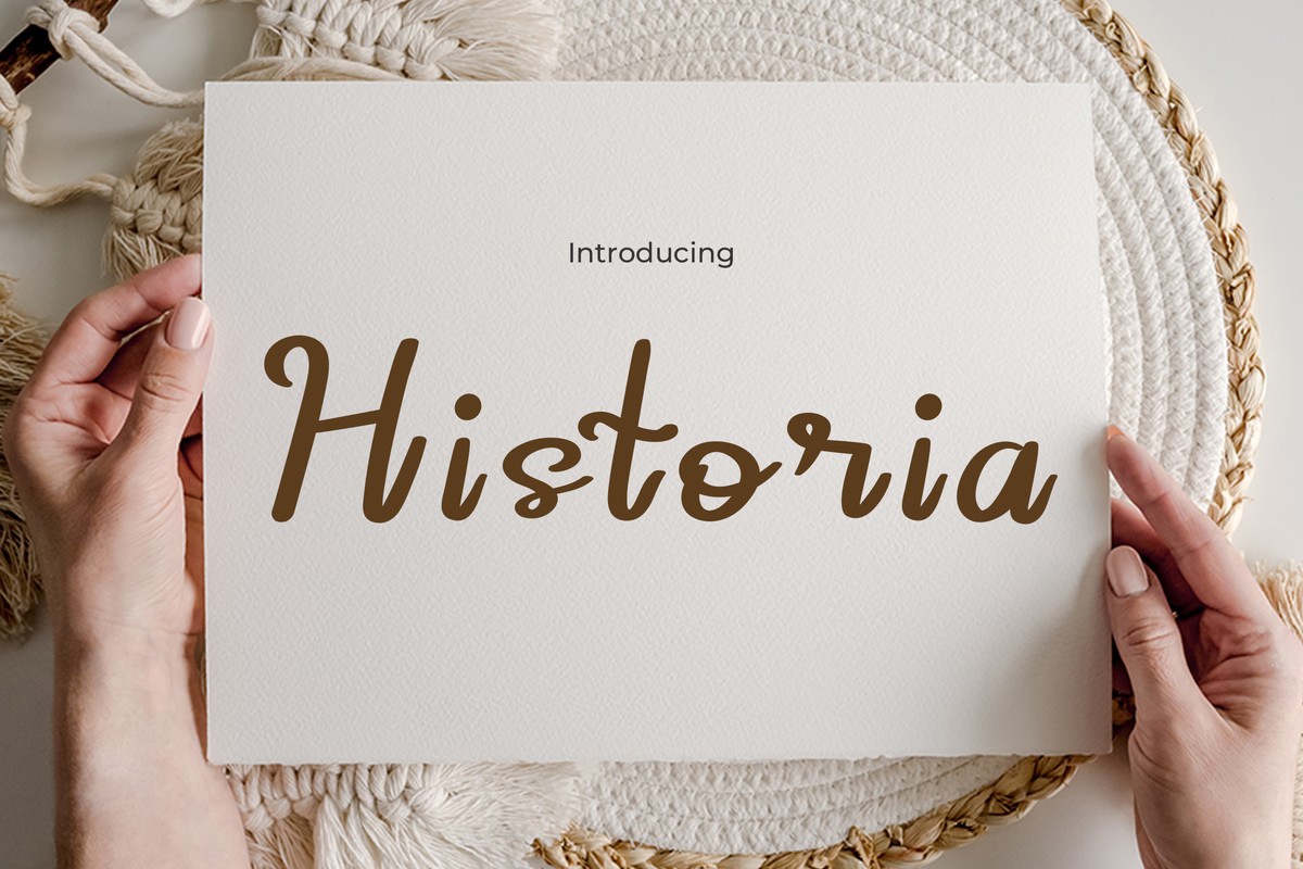 フォント Historia