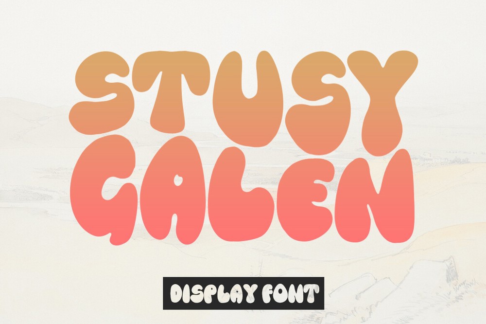 フォント Stusy Galen