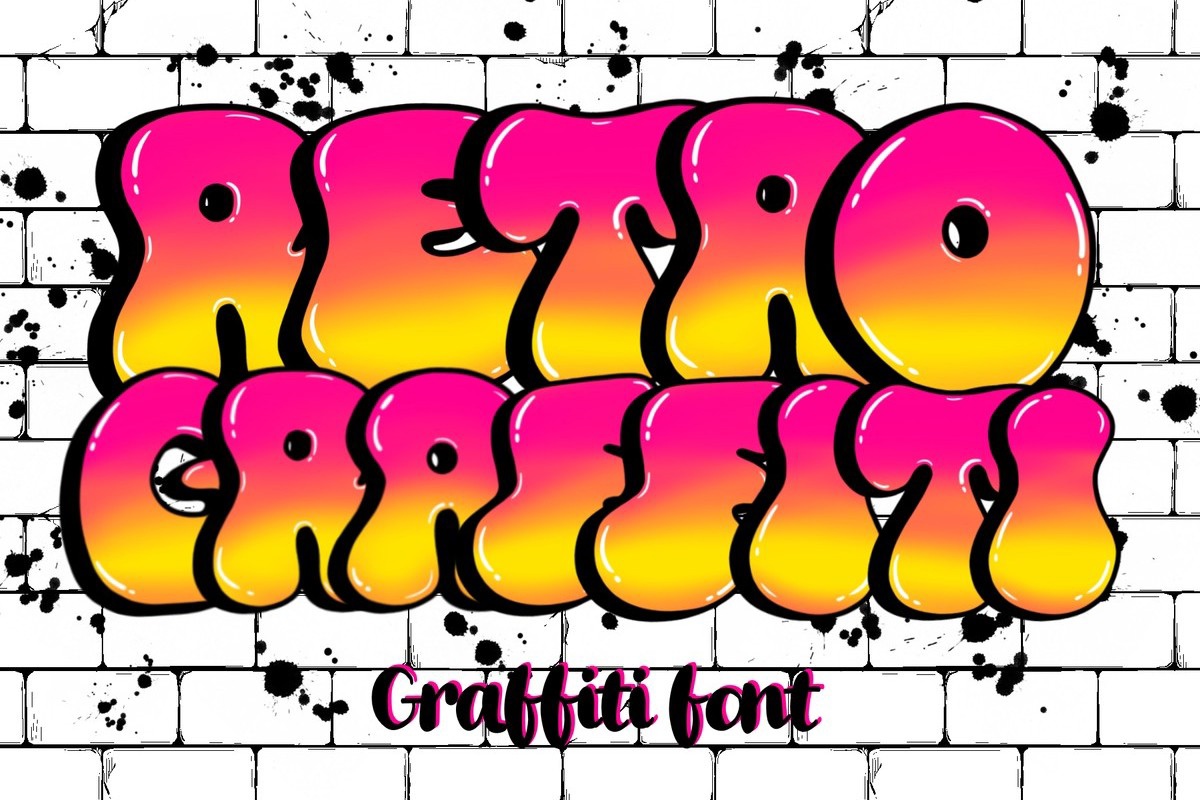 フォント Retro Graffiti