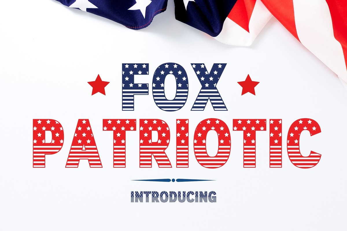 フォント Fox Patriotic