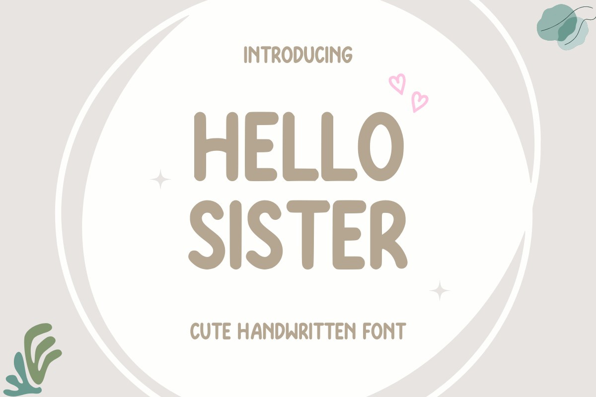 フォント Hello Sister