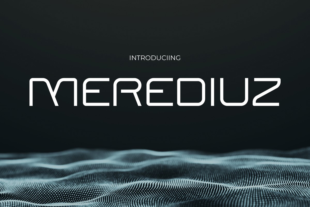 フォント Merediuz