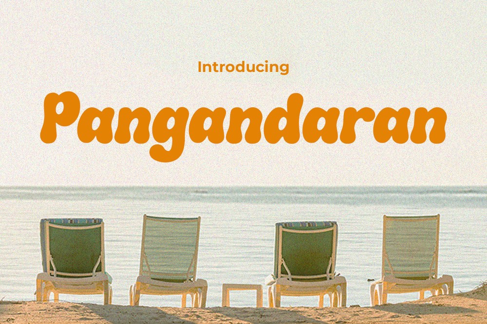 フォント Pangandaran