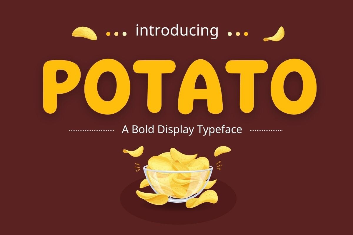 フォント Potato
