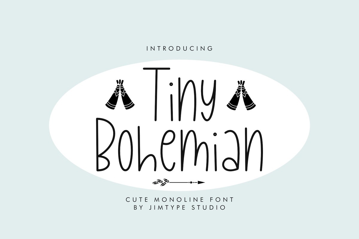 フォント Tiny Bohemian