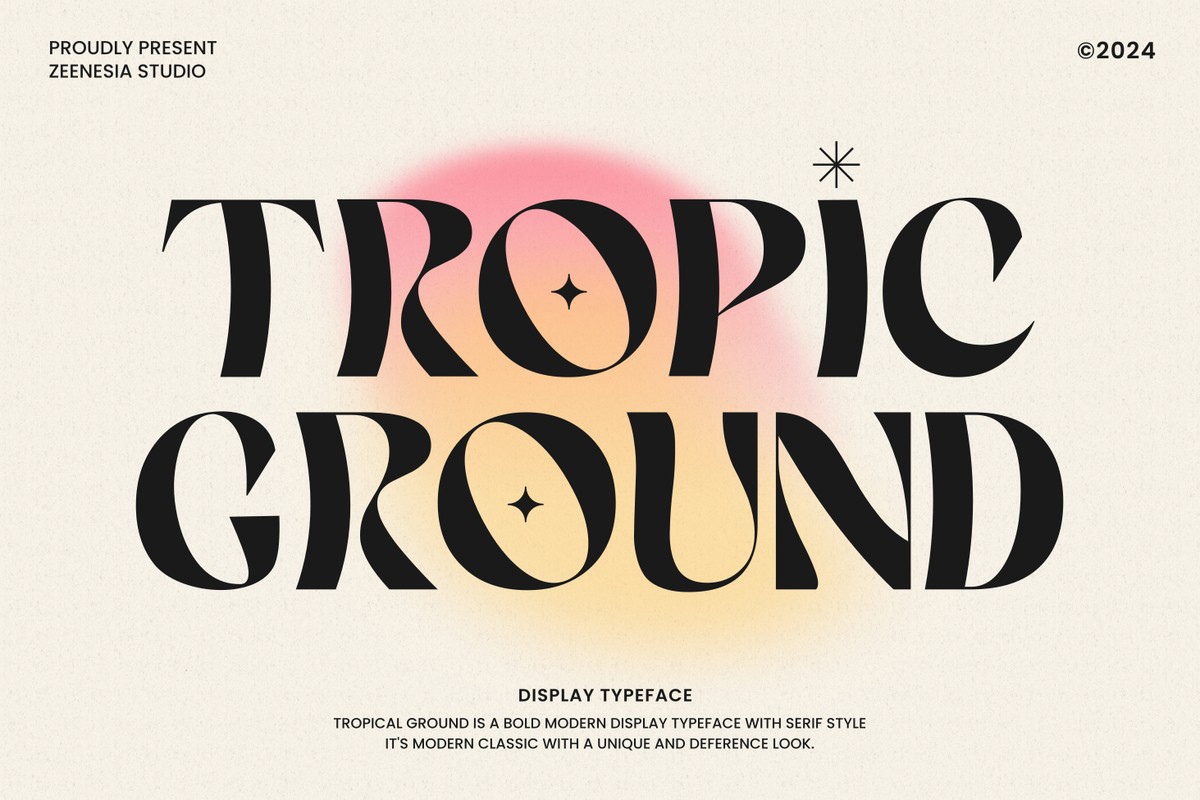 フォント Tropic Ground