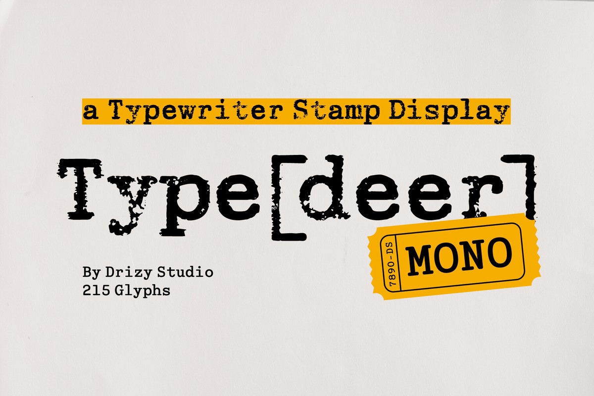 フォント Typedeer Mono