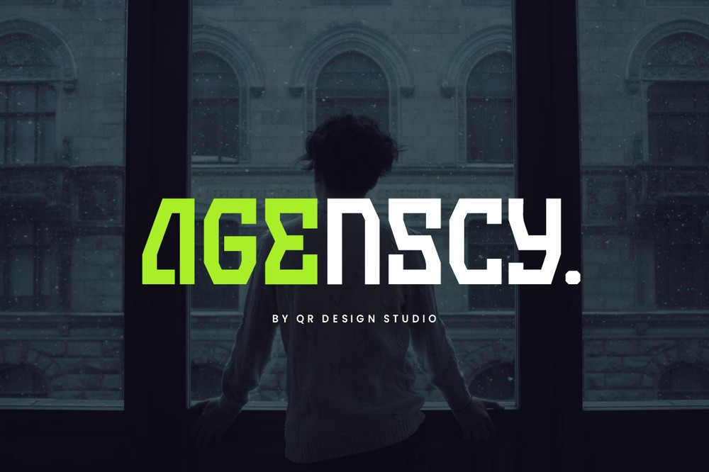 フォント Agenscy