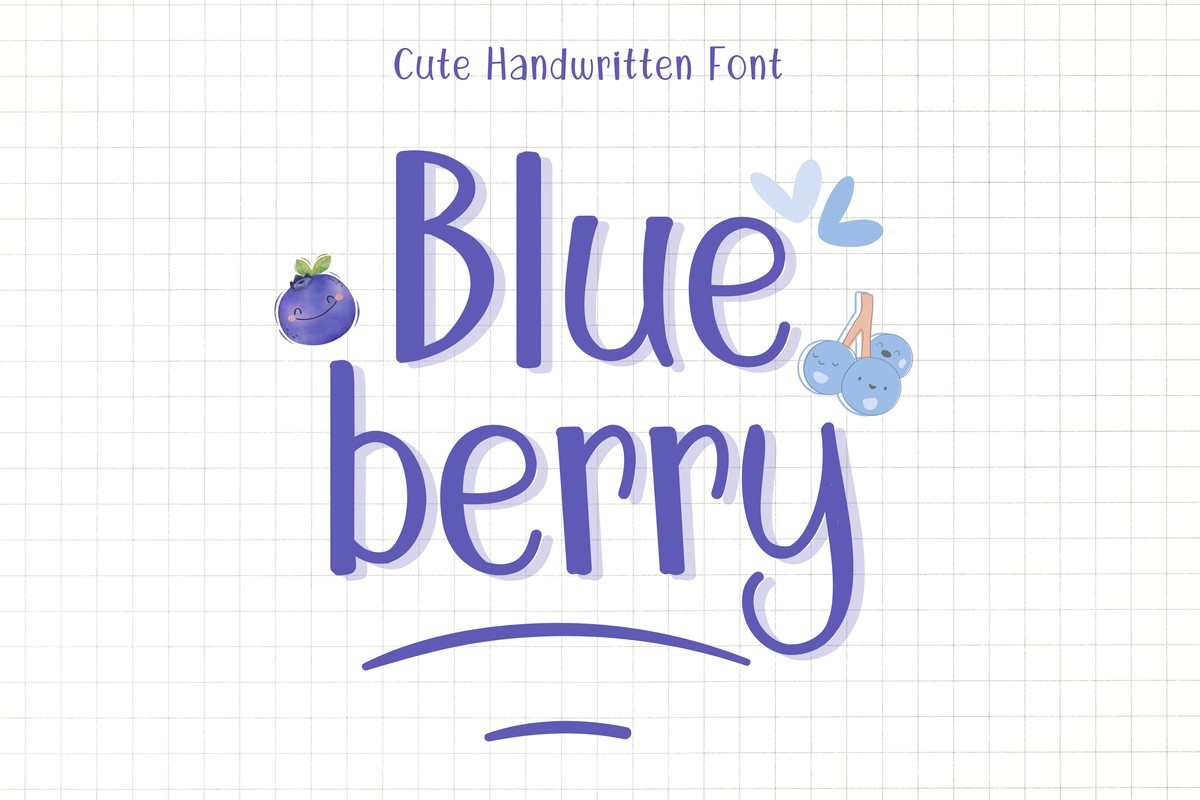 フォント Blue Berry
