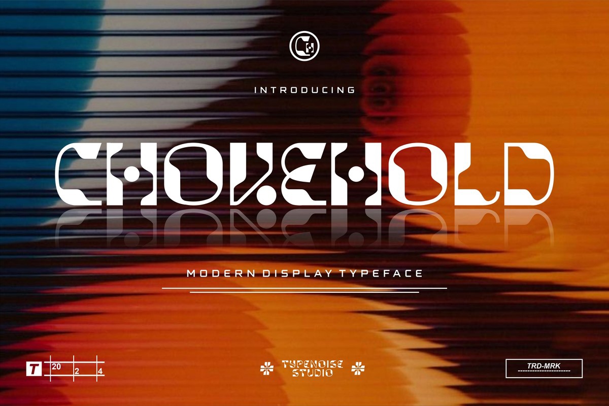 フォント Chokehold