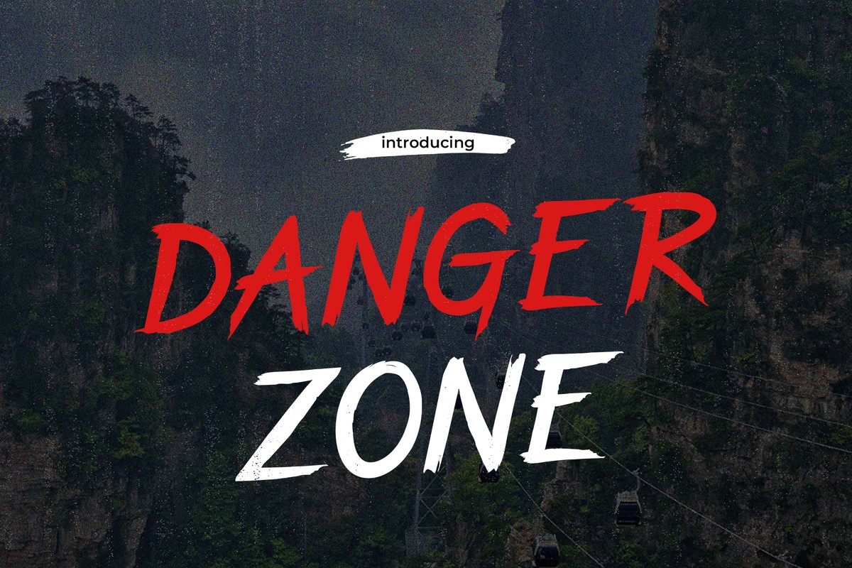 フォント Danger Zone