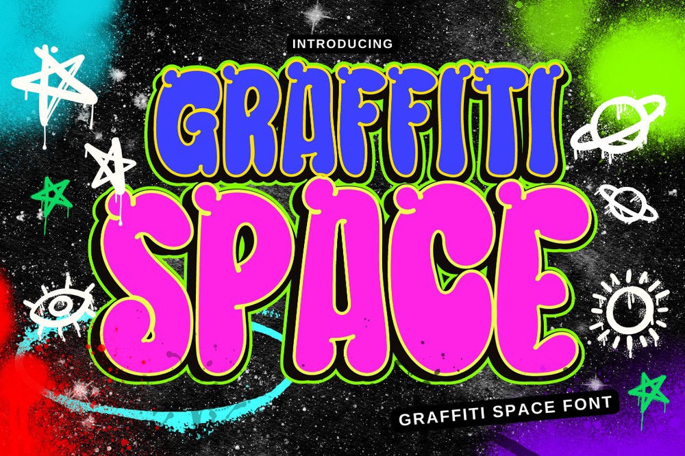 フォント Graffiti Space