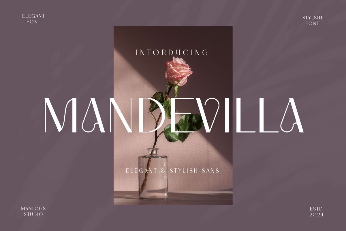 フォント Mandevilla