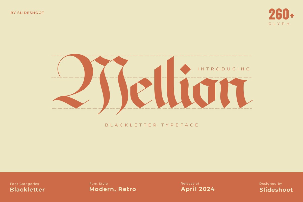 フォント Mellion