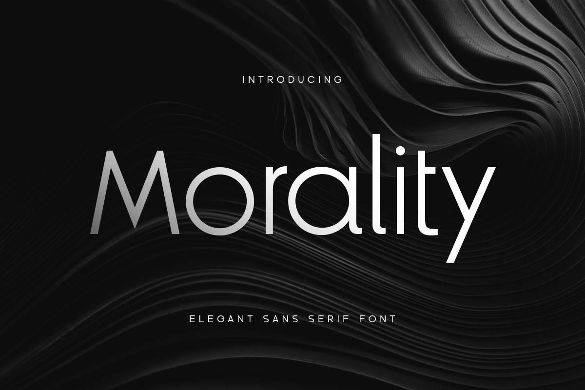 フォント Morality