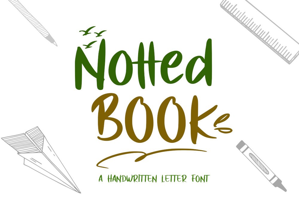 フォント Notted Book