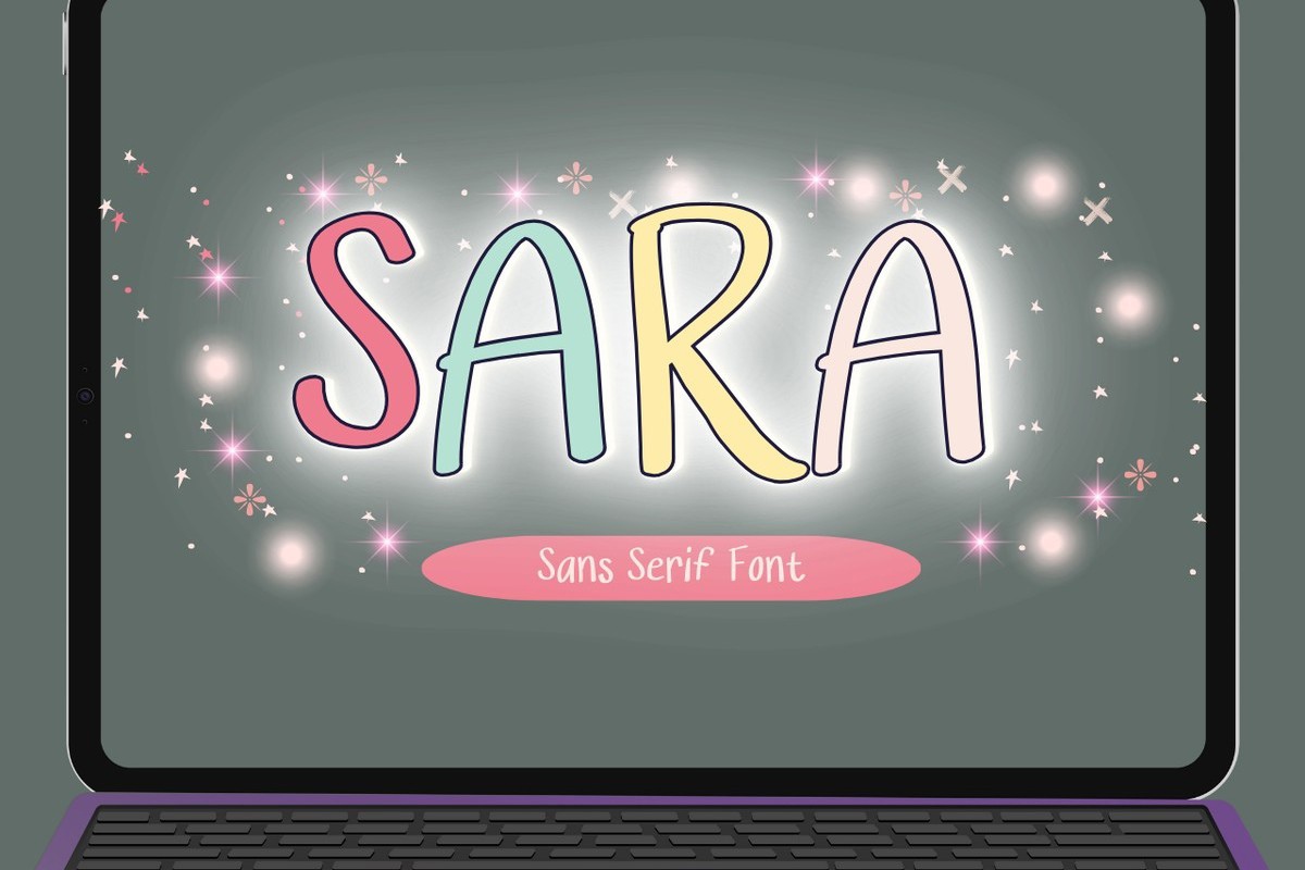 フォント Sara