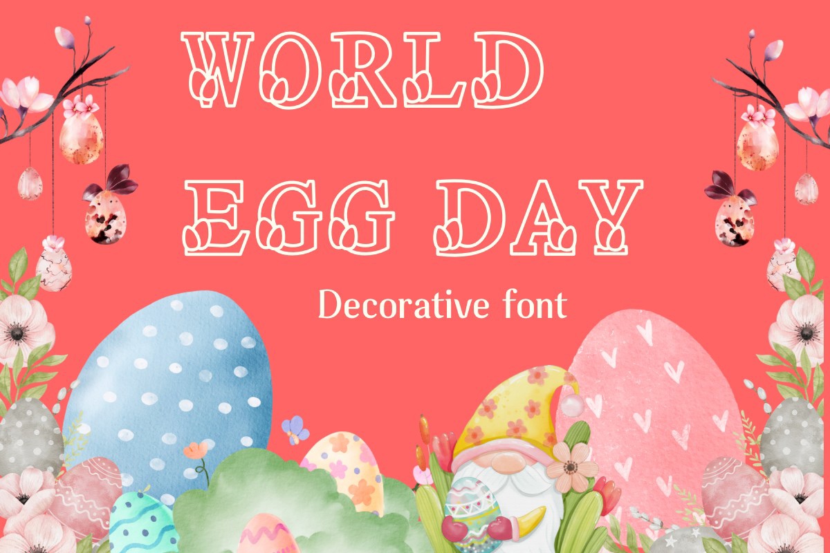 フォント World Egg Day