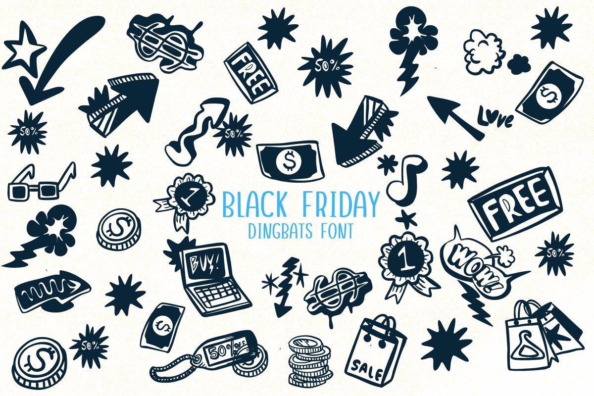 フォント Black Friday