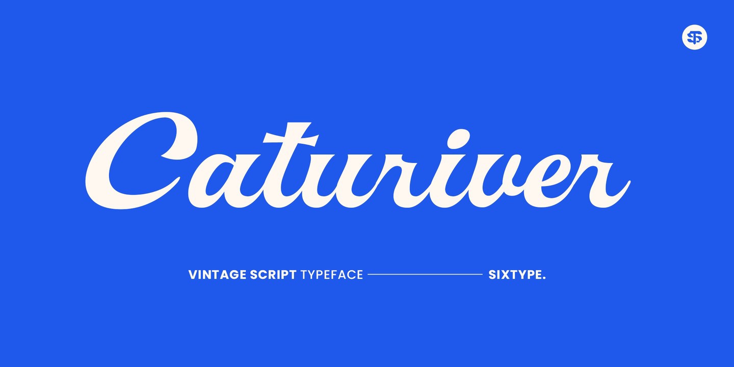 フォント Caturiver