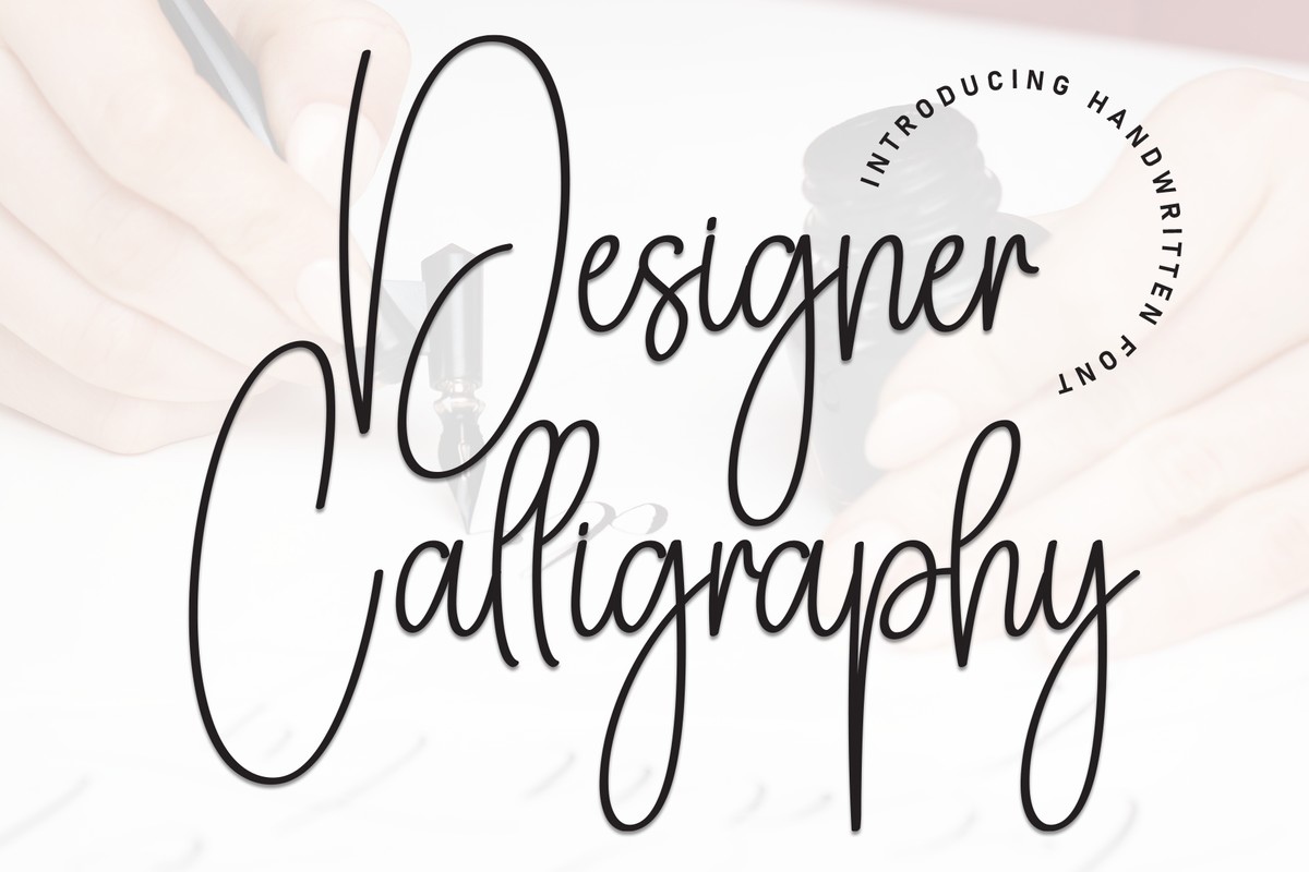 フォント Designer Calligraph