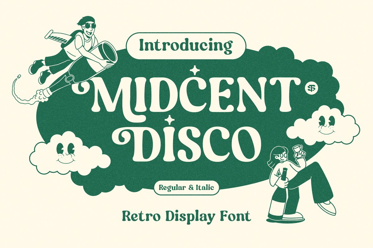 フォント Midcent Disco