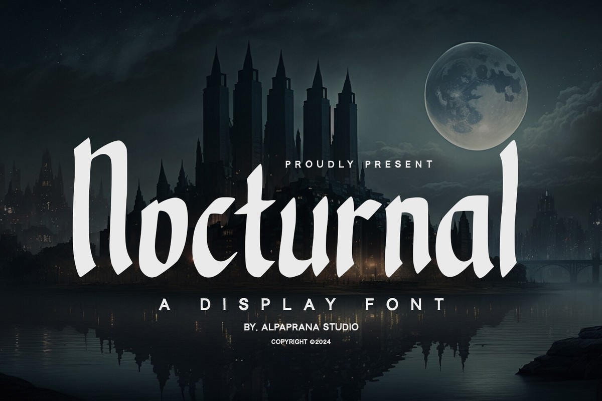 フォント Nocturnal