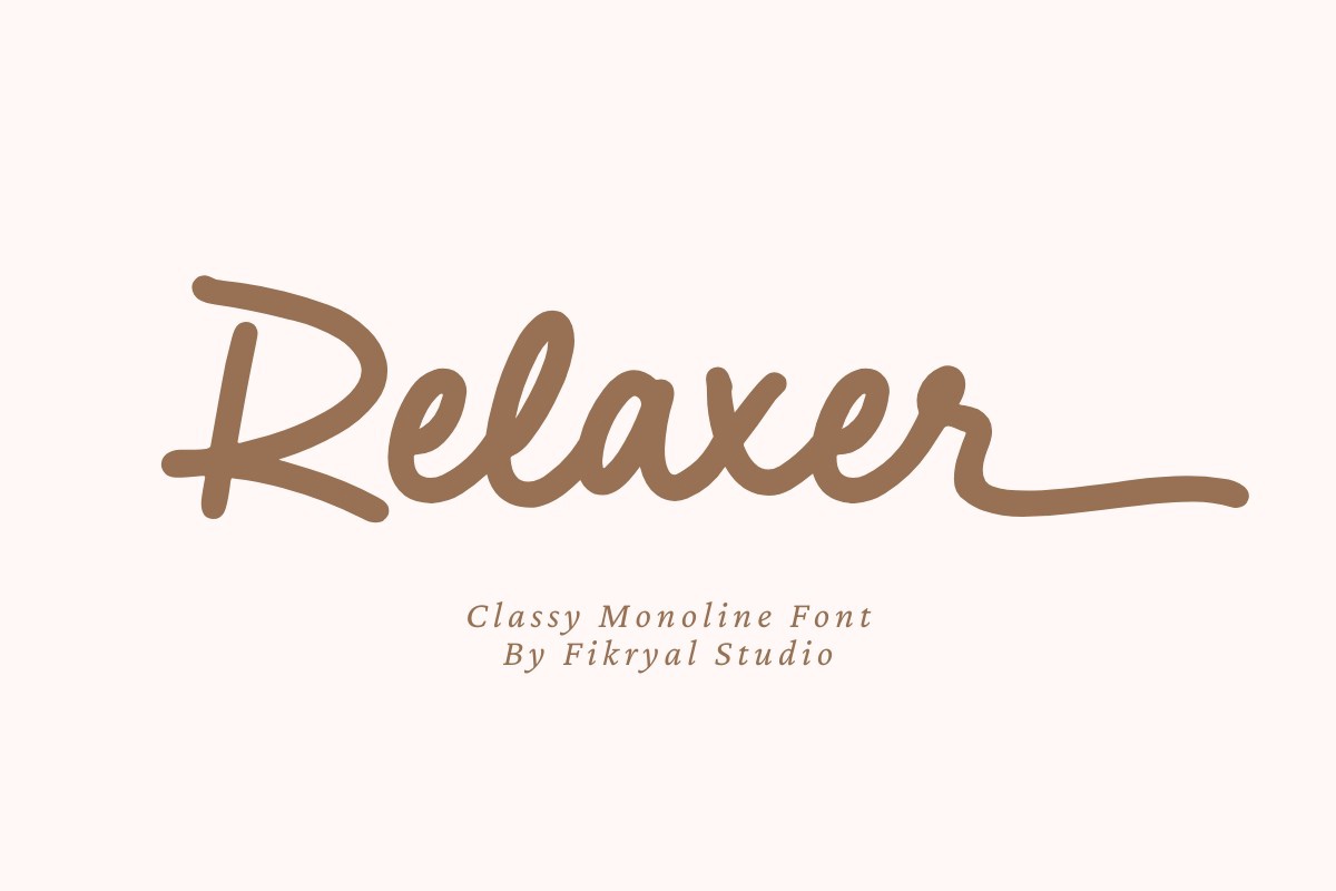 フォント Relaxer