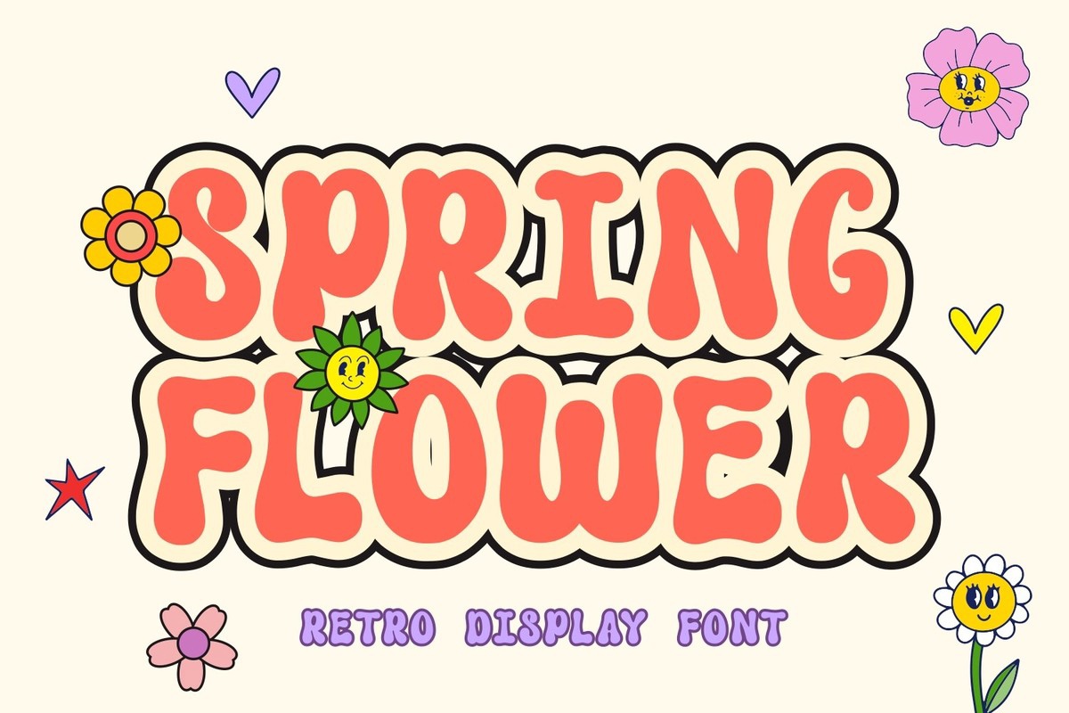 フォント Spring Flower