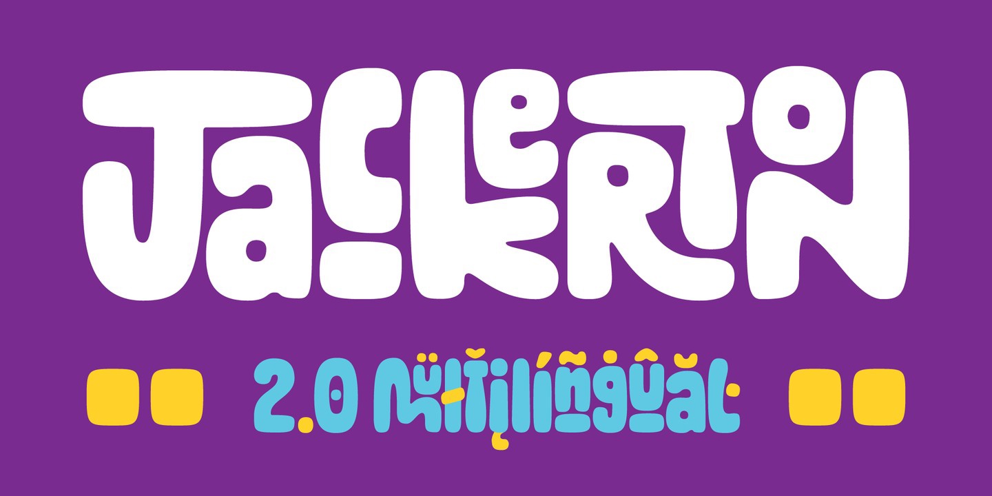 フォント Jackerton