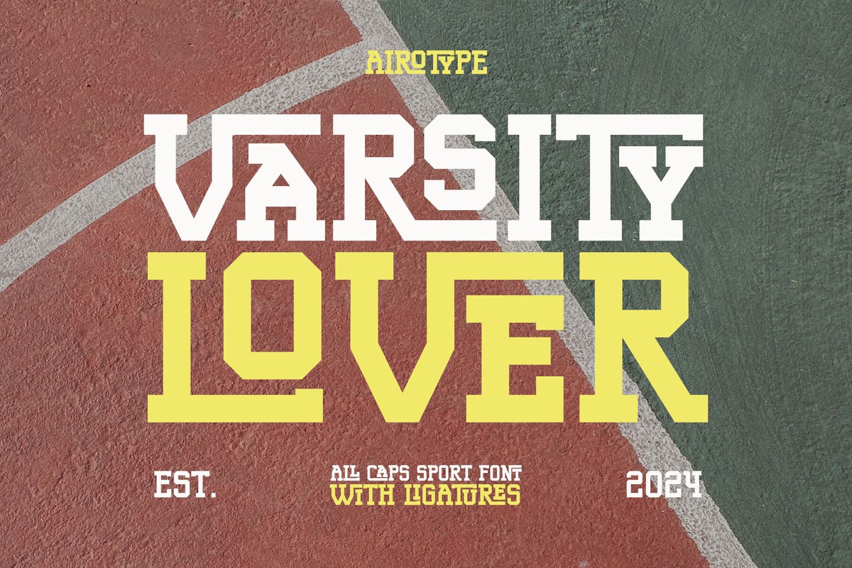 フォント Varsity Lover