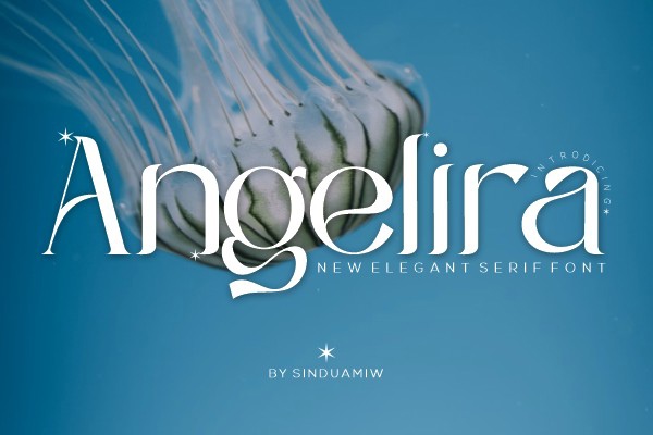 フォント Angelira