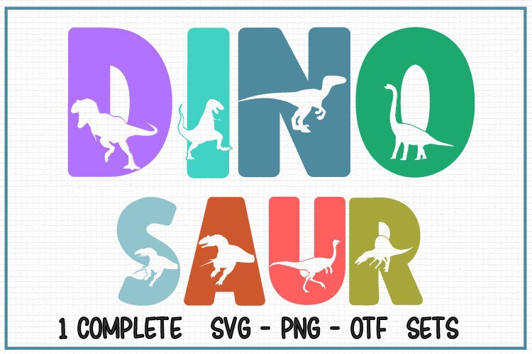 フォント Dinosaur Alphabet