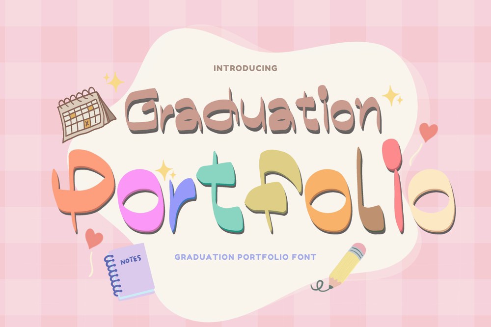 フォント Graduation Portfolio