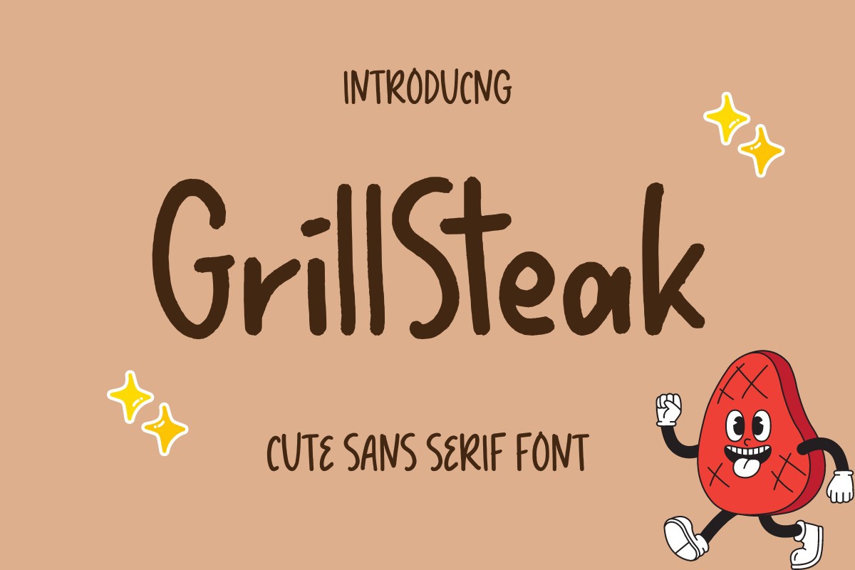フォント Grill Steak