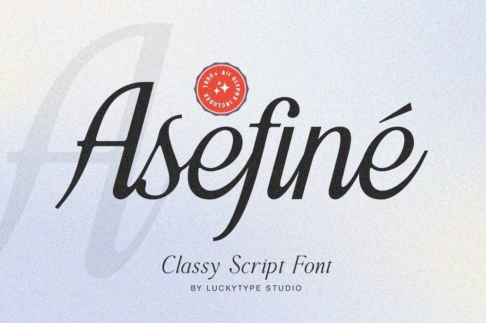 フォント Asefine