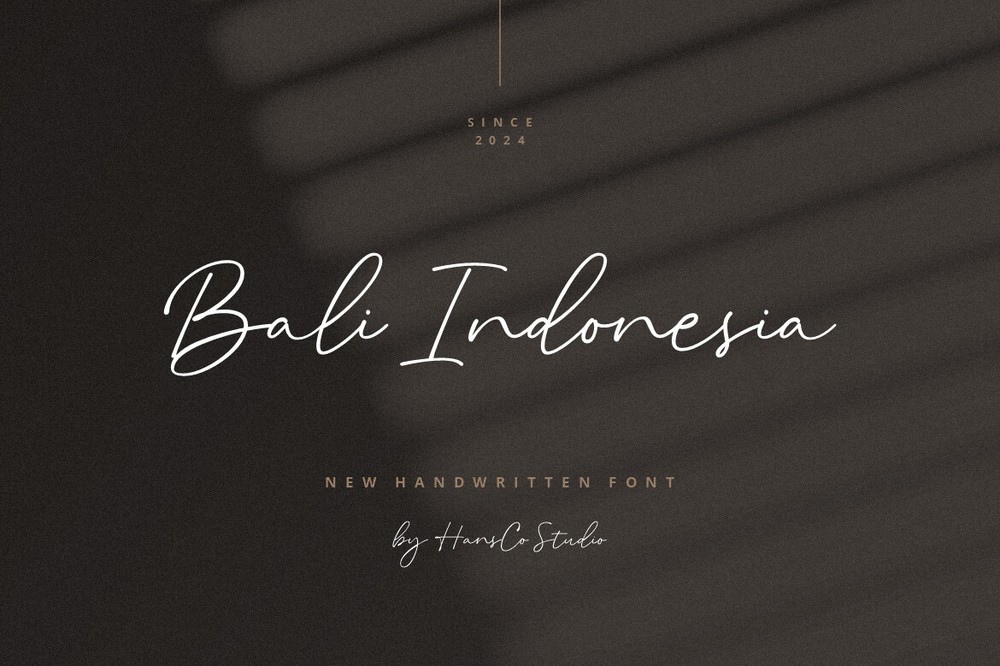 フォント Bali Indonesia