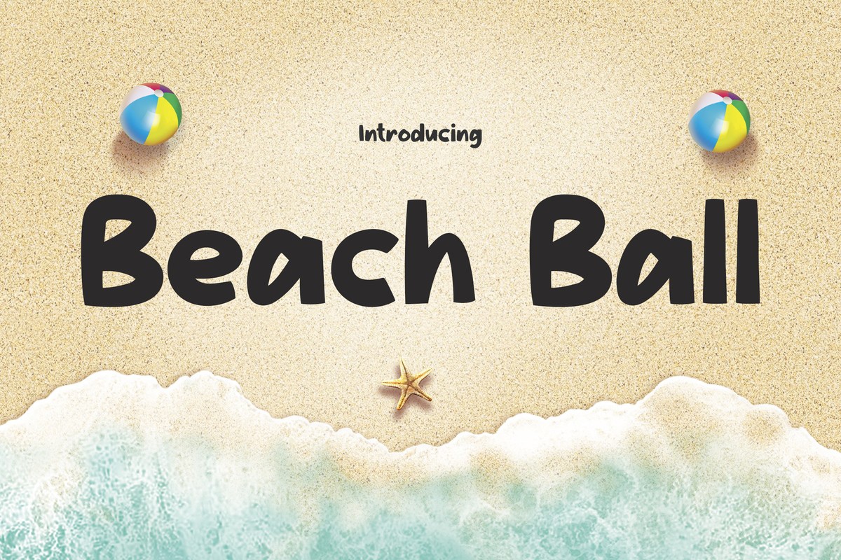 フォント Beach Ball