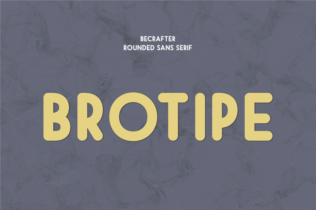 フォント Brotipe Rounded