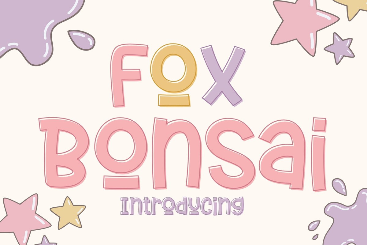 フォント Fox Bonsai
