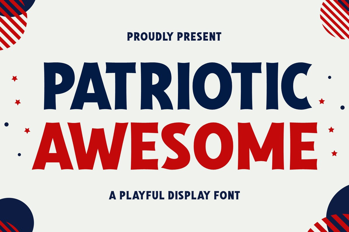 フォント Patriotic Awesome