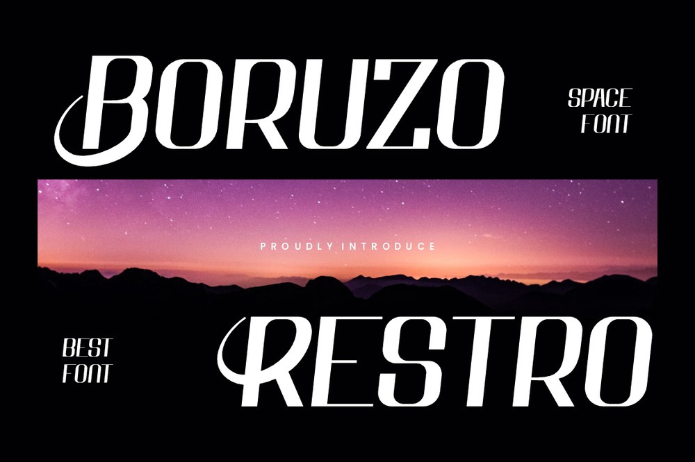 フォント Boruzo Restro
