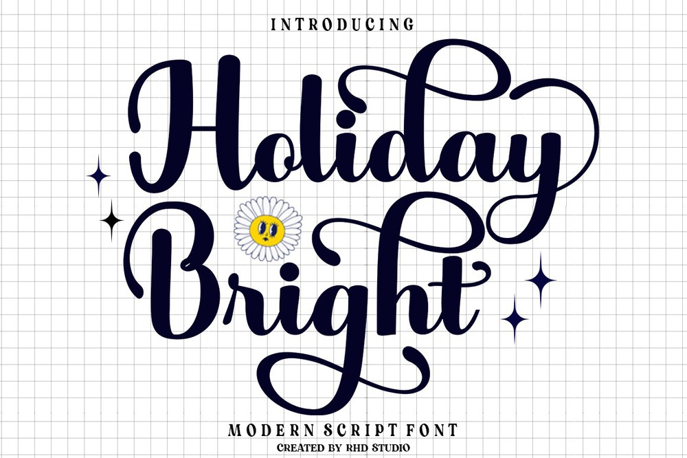 フォント Holiday Bright